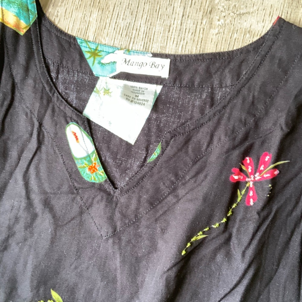 Mango Bay | Tropical Dress | size M - Picture 3 of 9